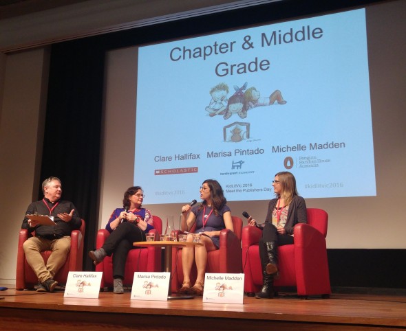 Chapter book and middle grade panel at KIdLitVic 2016